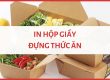 In hộp giấy đựng thức ăn
