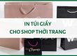 In túi giấy đựng quần áo