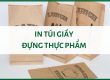 In túi giấy đựng thực phẩm