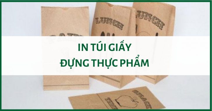 In túi giấy đựng thực phẩm